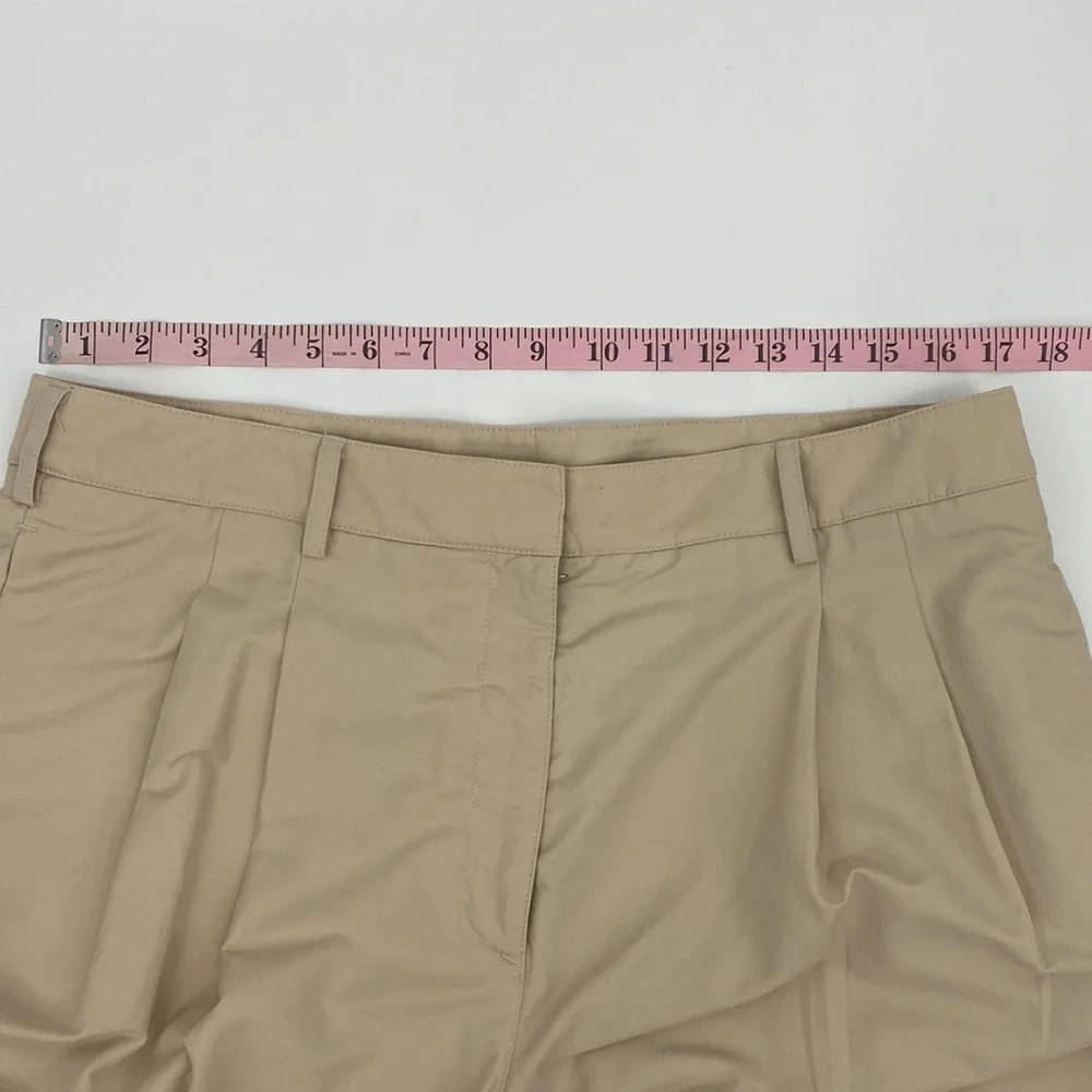 TWP Size Womens 12 Tan Office Ankle Pants - Picture 13 of 13